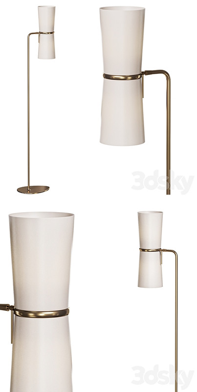 Antique Brass Floor Lamp Andrew Martin Clarkson